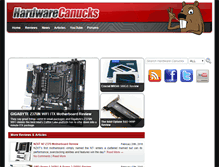 Tablet Screenshot of hardwarecanucks.com